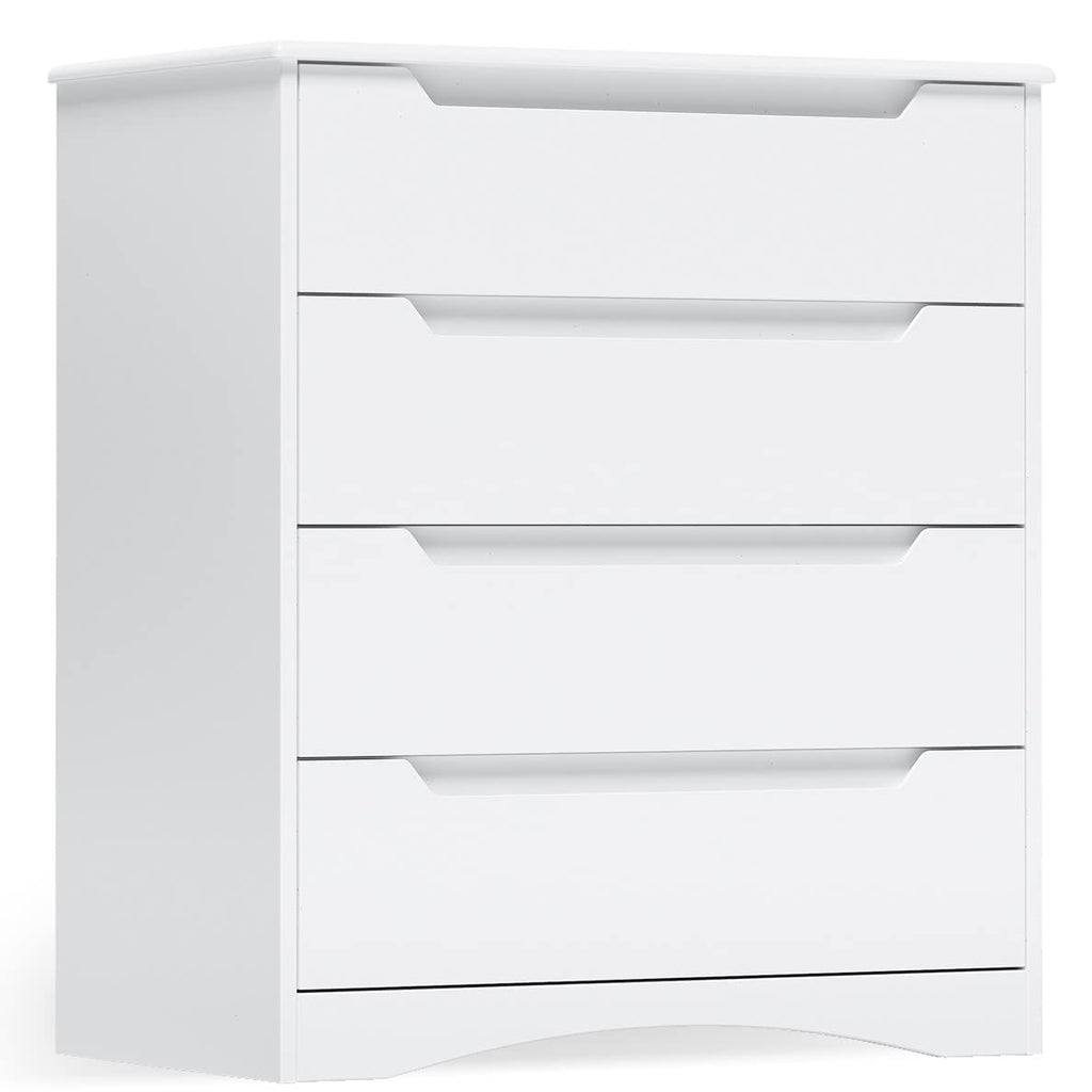 White 4 Drawer Dresser E6828
