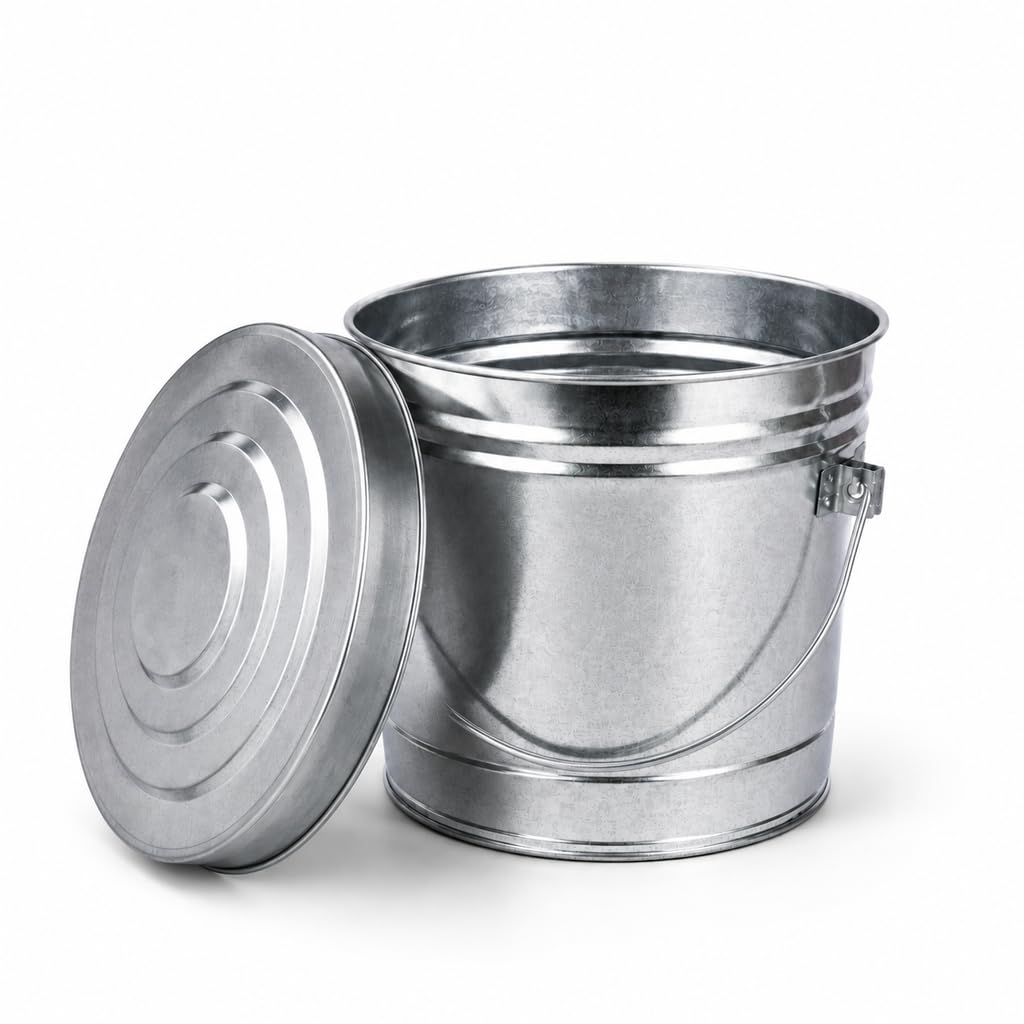 6 Gallon Steel Locking Can with Wire Handle O846