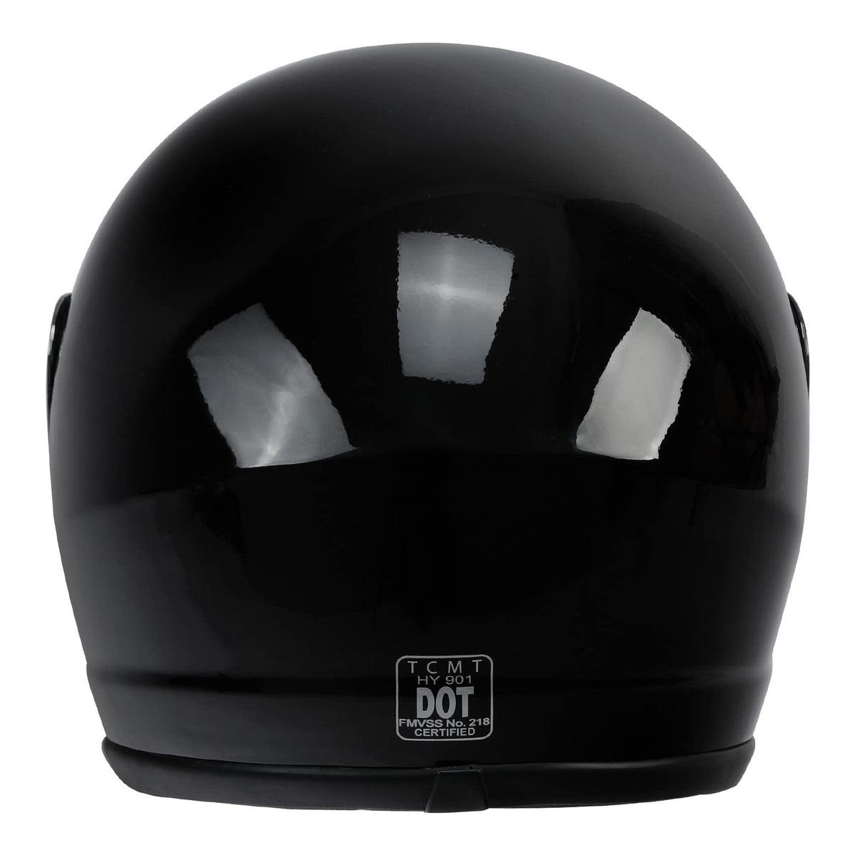 Gloss Black Full Face Motorcycle Helmet X75029