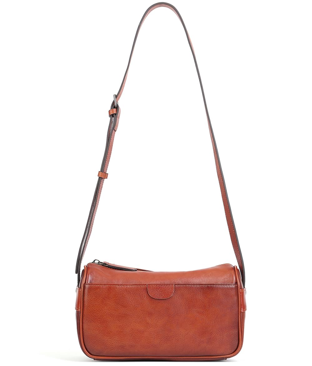 Genuine Leather Crossbody Bag S1956