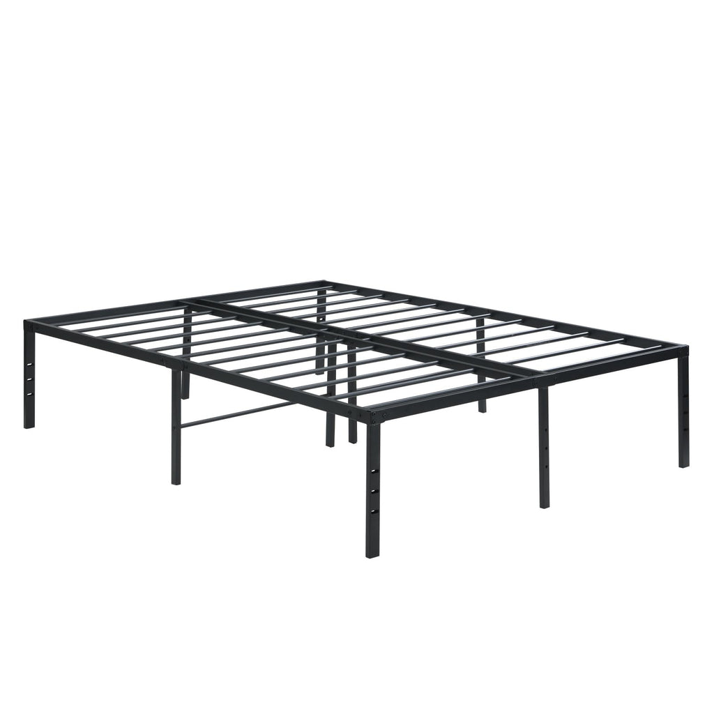 Black Queen Metal Platform Bed Frame G1015