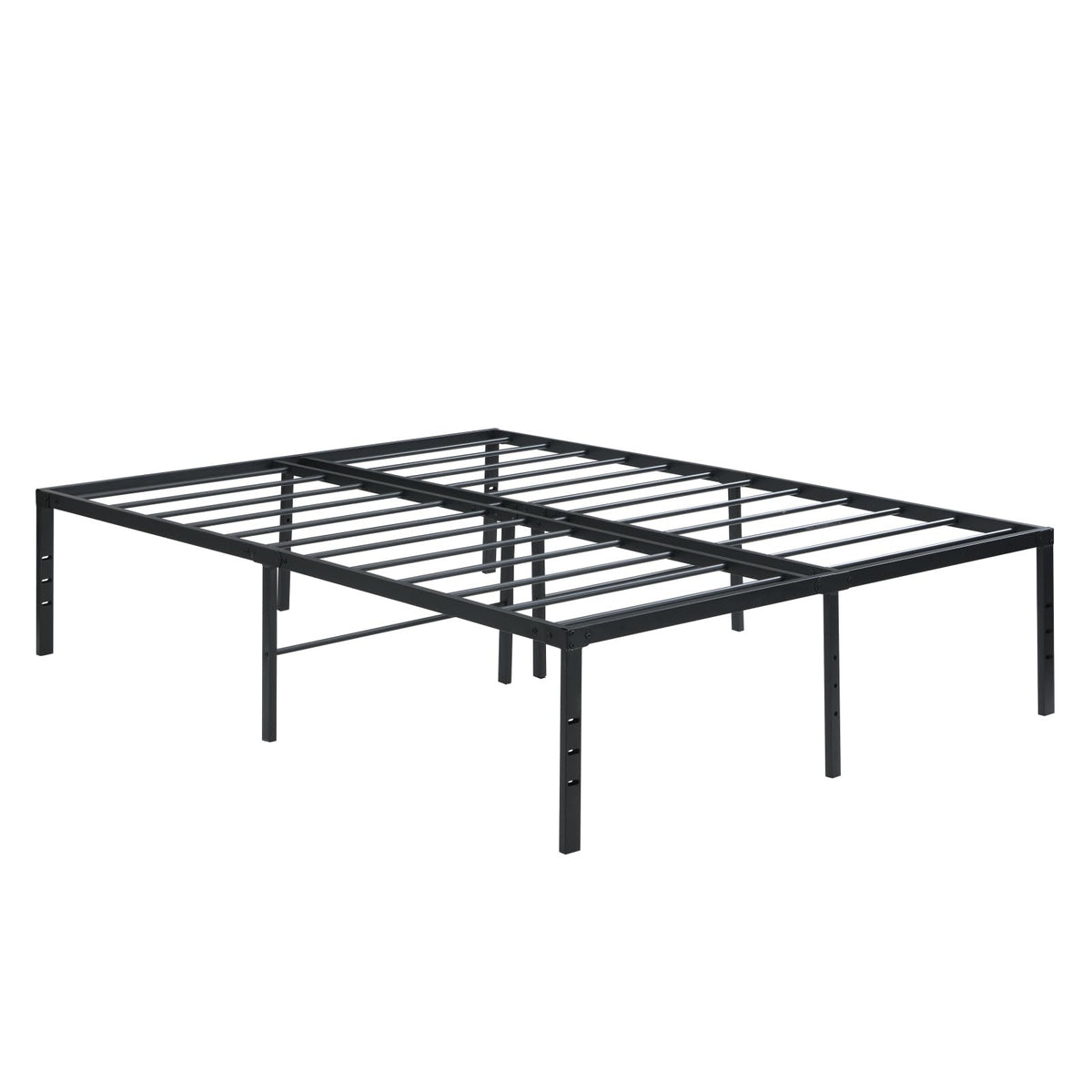 Black Queen Metal Platform Bed Frame G1015