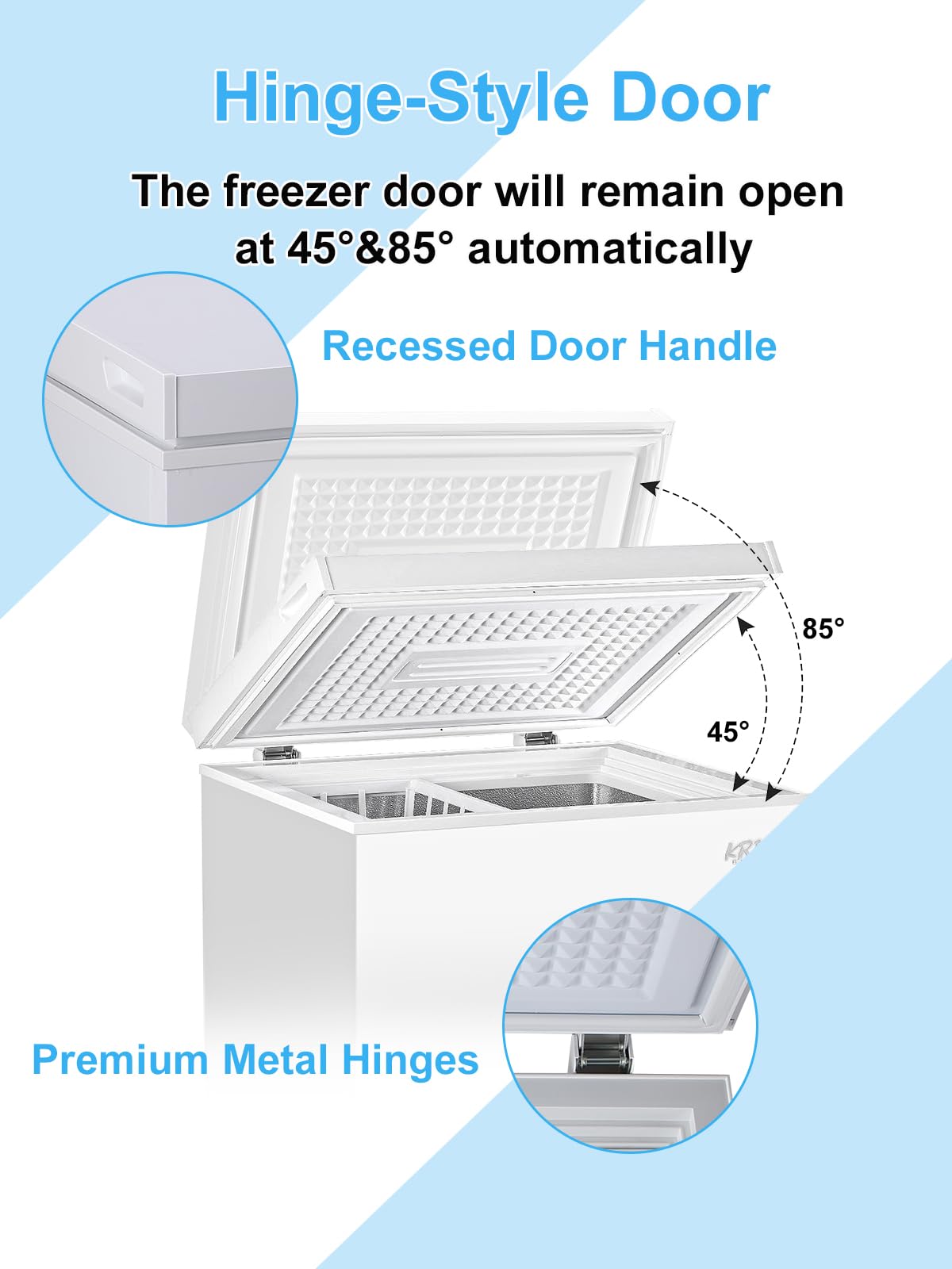 White 5.0 cu.ft Chest Freezer M715196