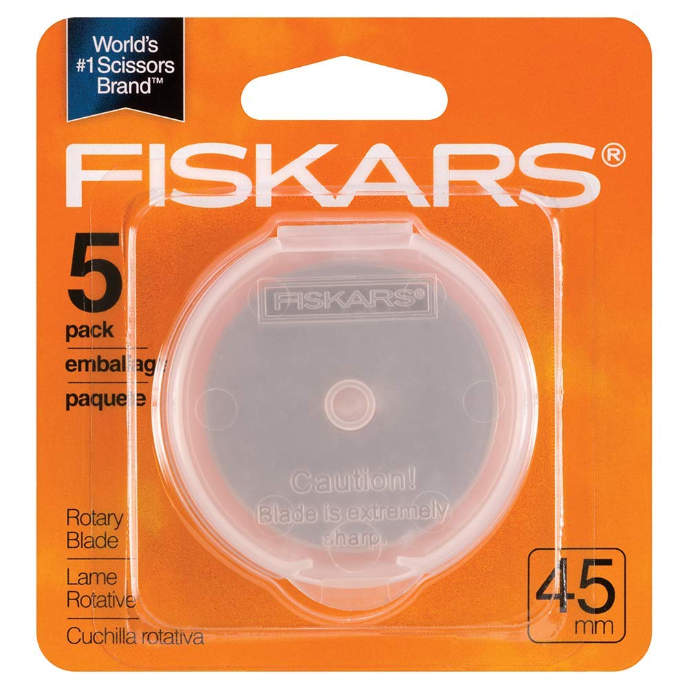 45mm Stainless Steel Rotary Cutter Blades 5-Pack U64383