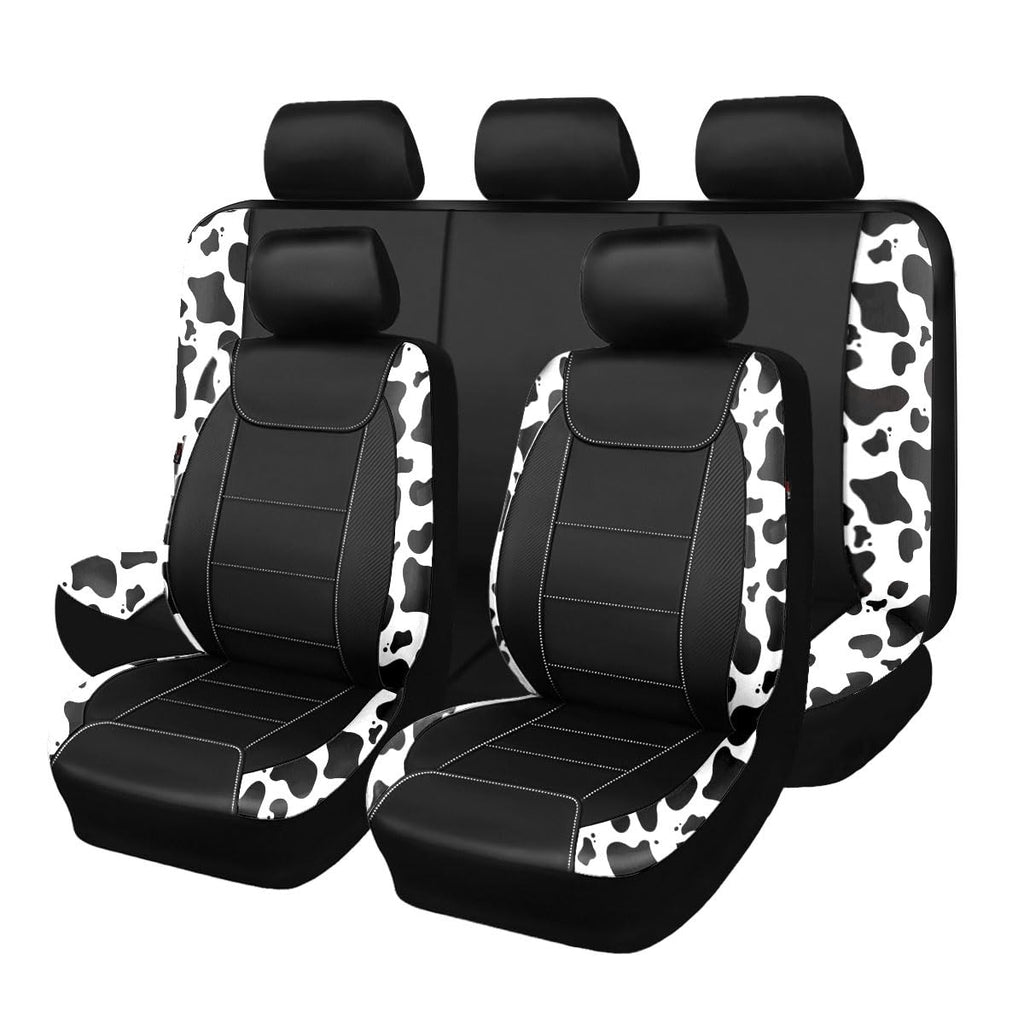 Water Proof Faux Leather Car Seat Covers Full Set K909265