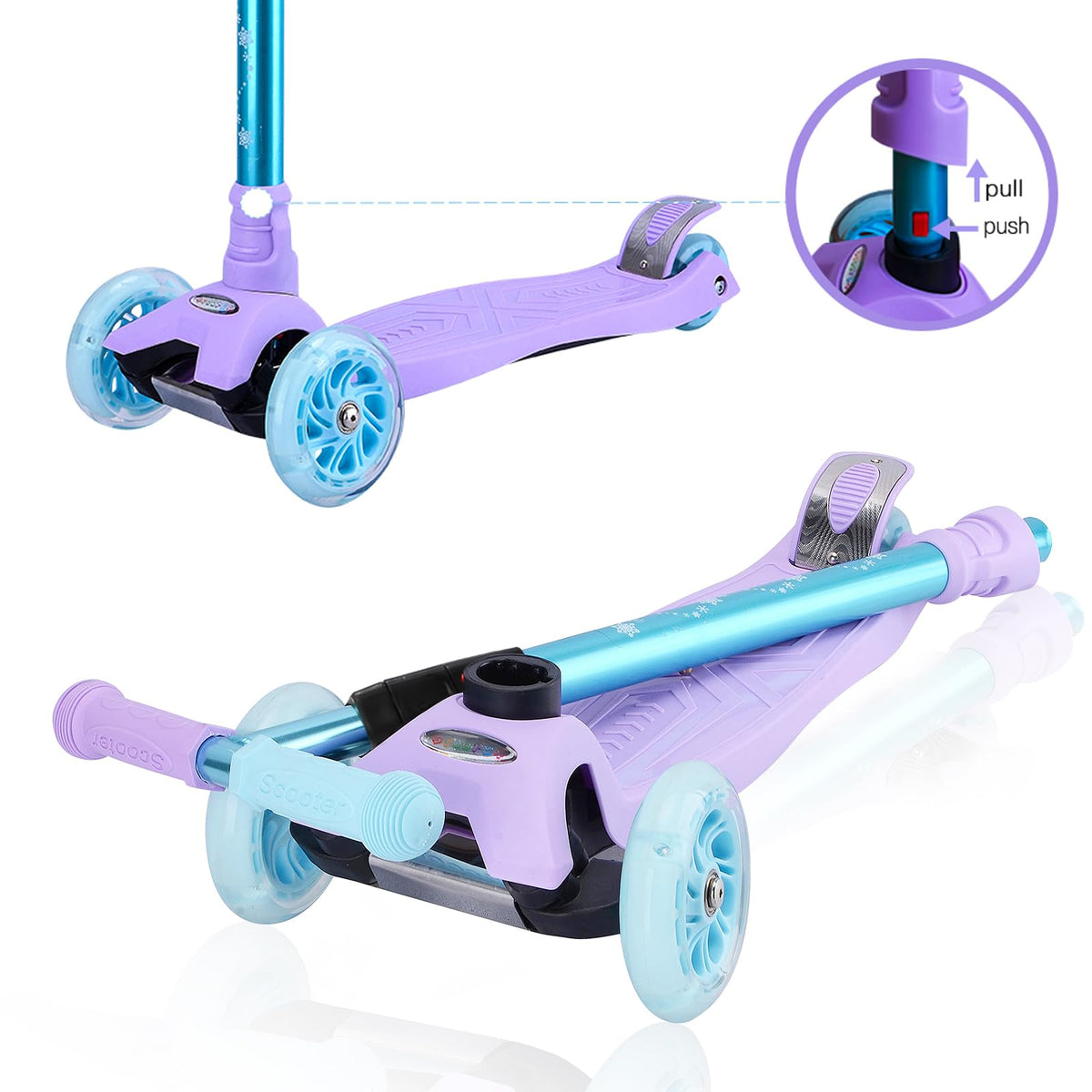 3 Wheel Scooter with Light Up Wheels R126186