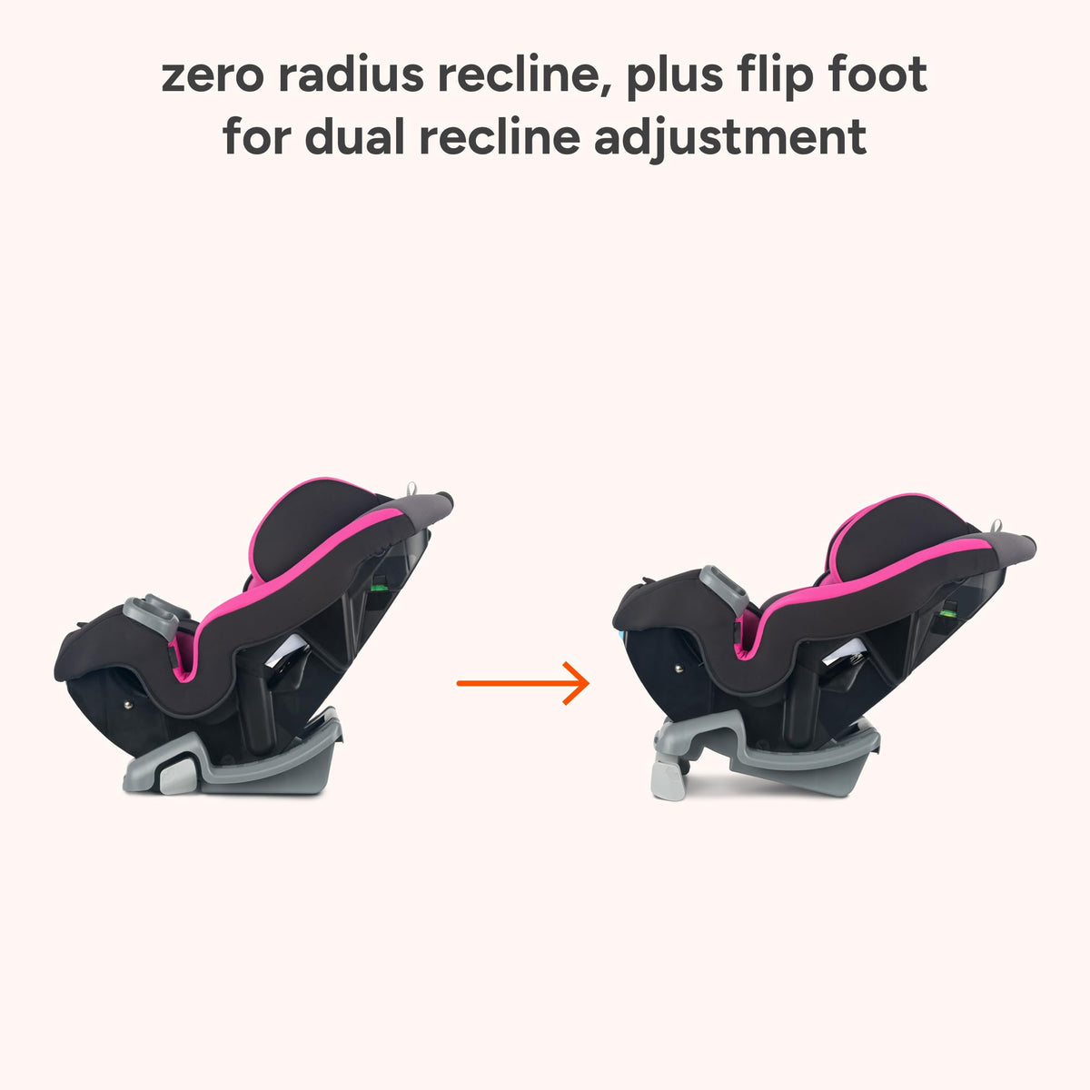 Pink Convertible Car Seat Q724