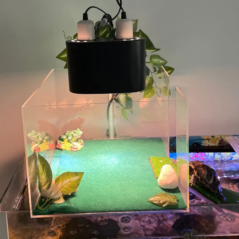 Reptile Light Fixture with Independent Switches L44930