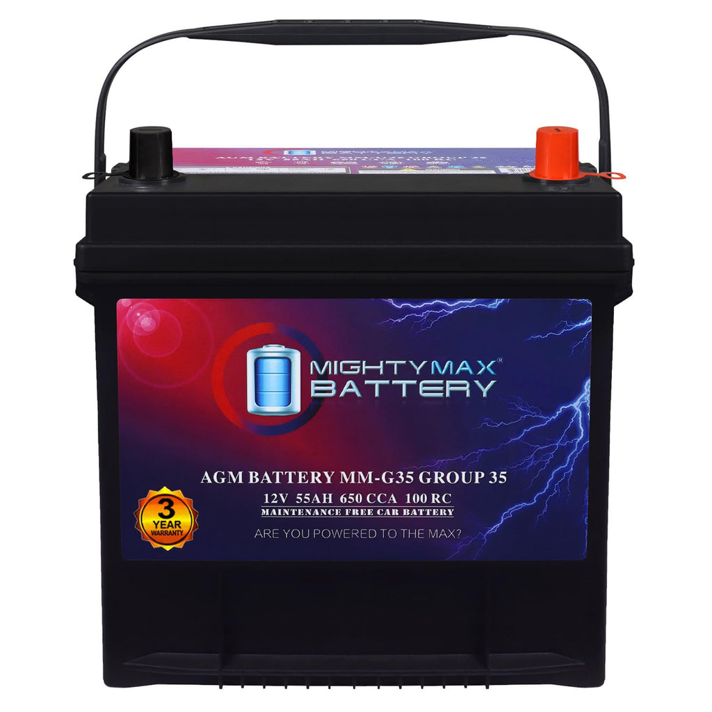 12V 55Ah AGM 650 CCA Replacement Battery Z4580