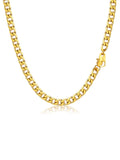 316L Stainless Steel Cuban Link Chain Necklaces H240409