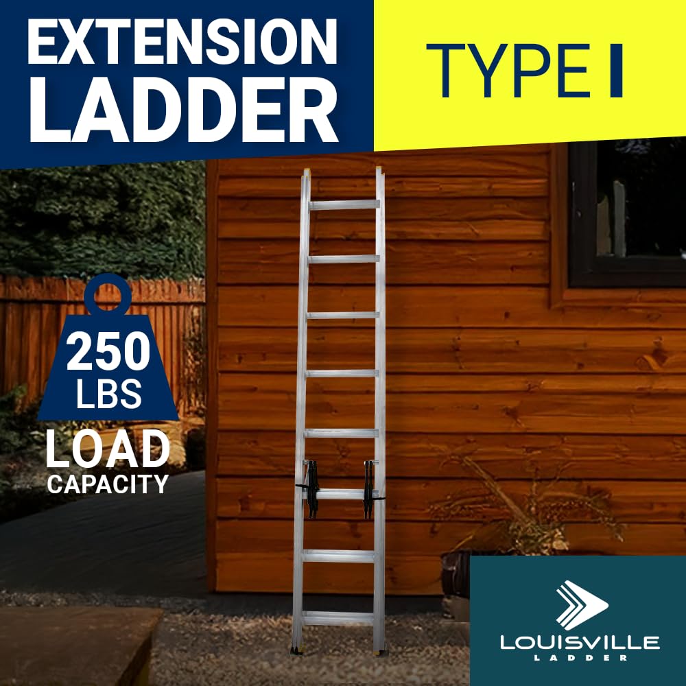 16 ft Aluminum Extension Ladder W291