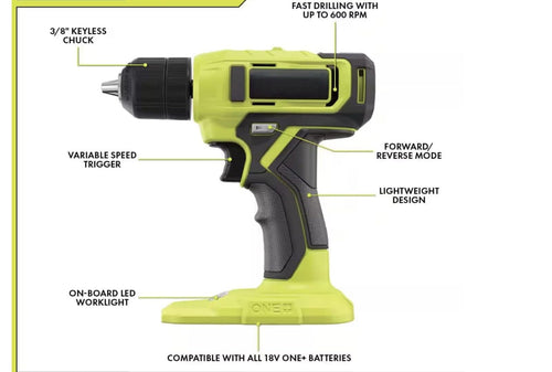 18V Cordless Combo Kit Multi-Tool 3/8" Drill Driver F66084