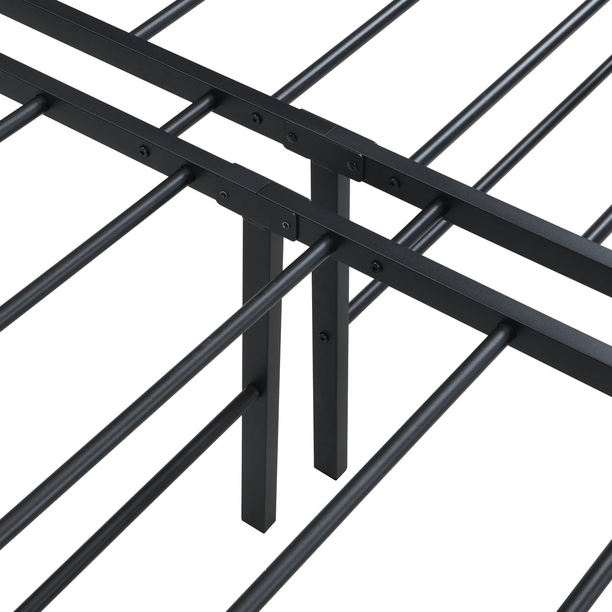 Black Queen Metal Platform Bed Frame G1015