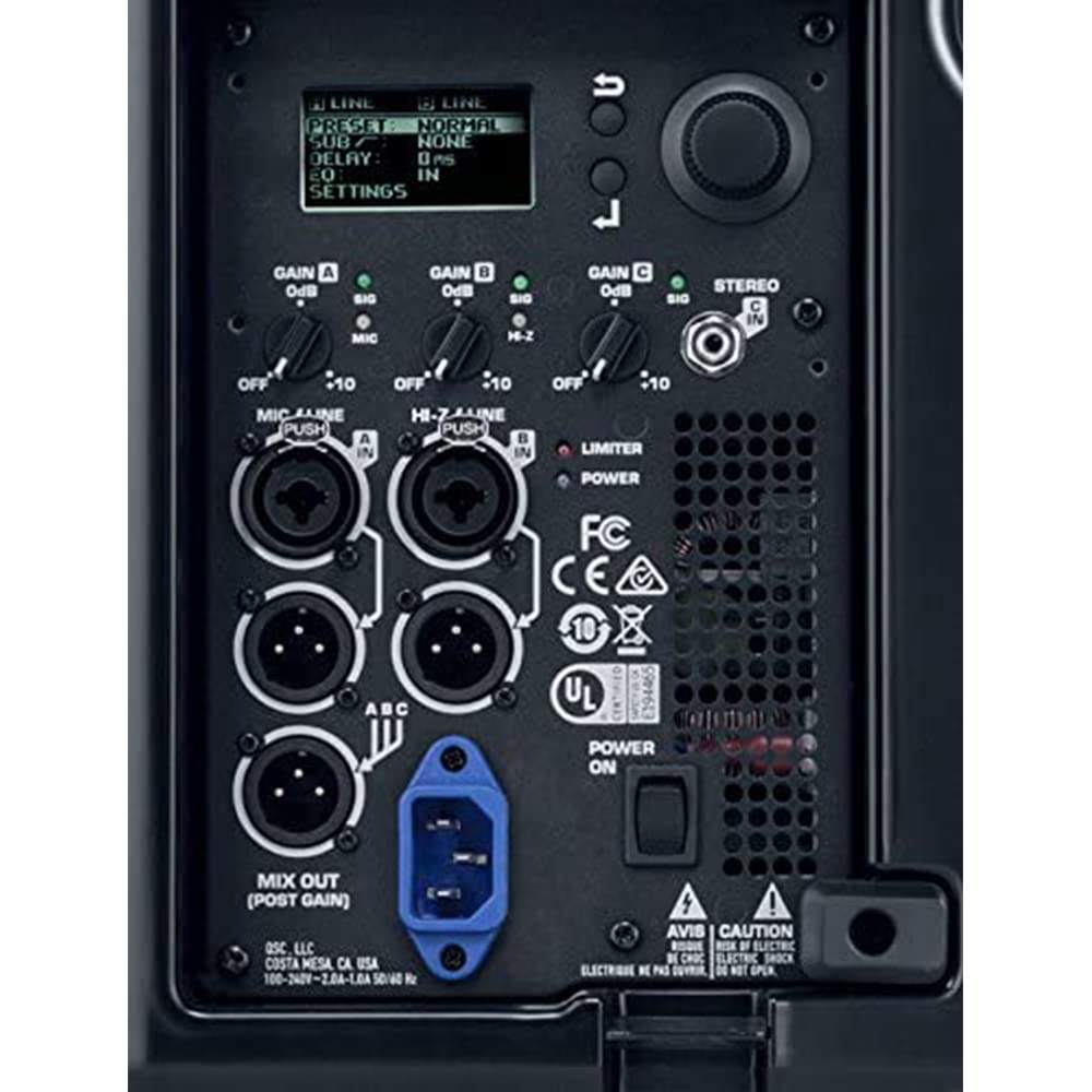 10" Powered 2000 Watt PA Loudspeaker with Speaker Stand and XLR Cable Z52863