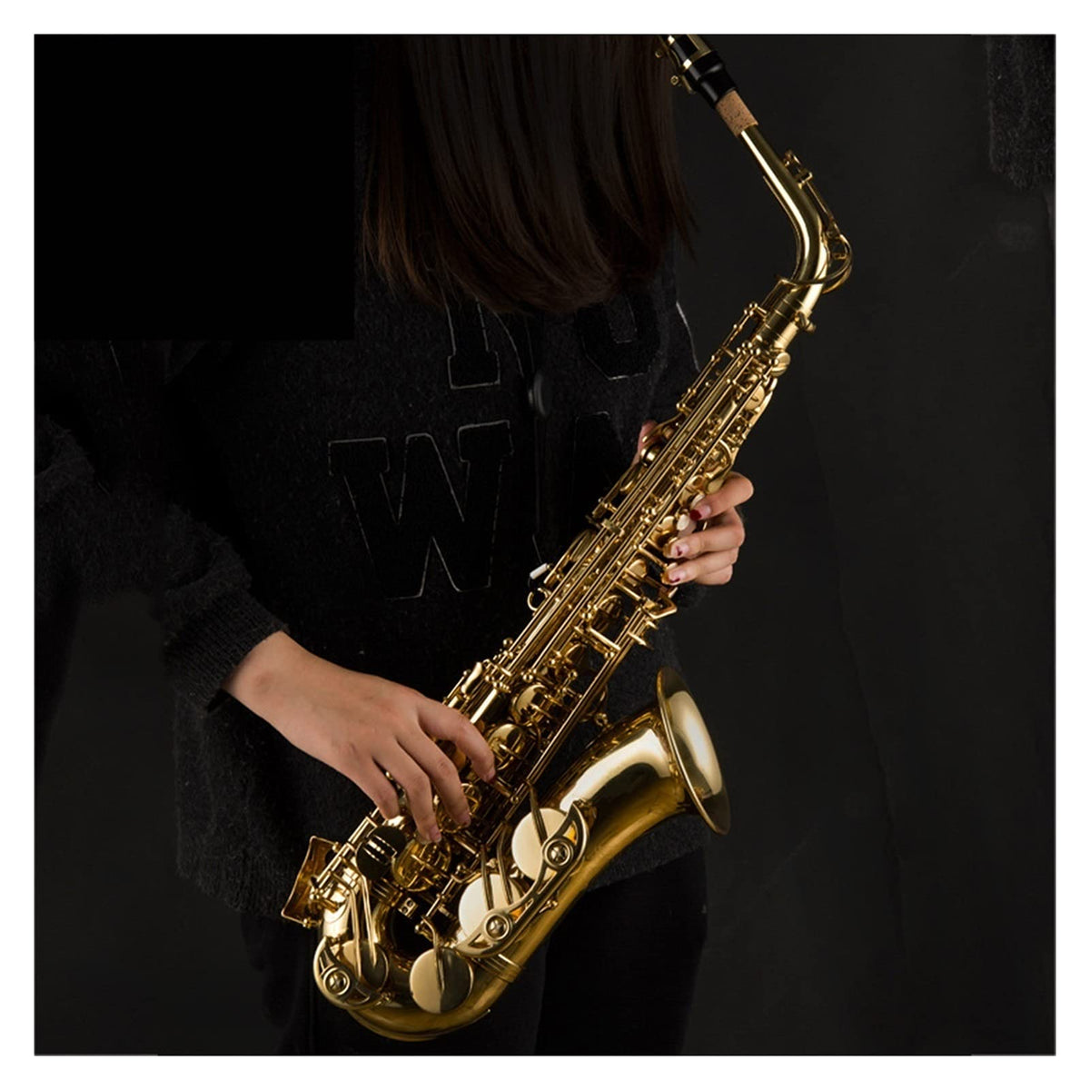 Alto Saxophone Lacquered Gold E-Flat Set Z219811