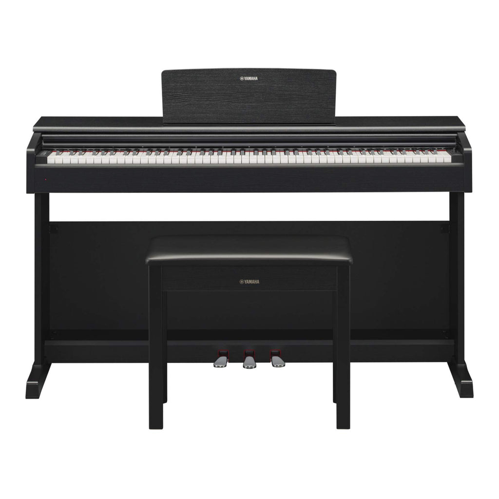 Black Digital Console Piano with Bench O70019