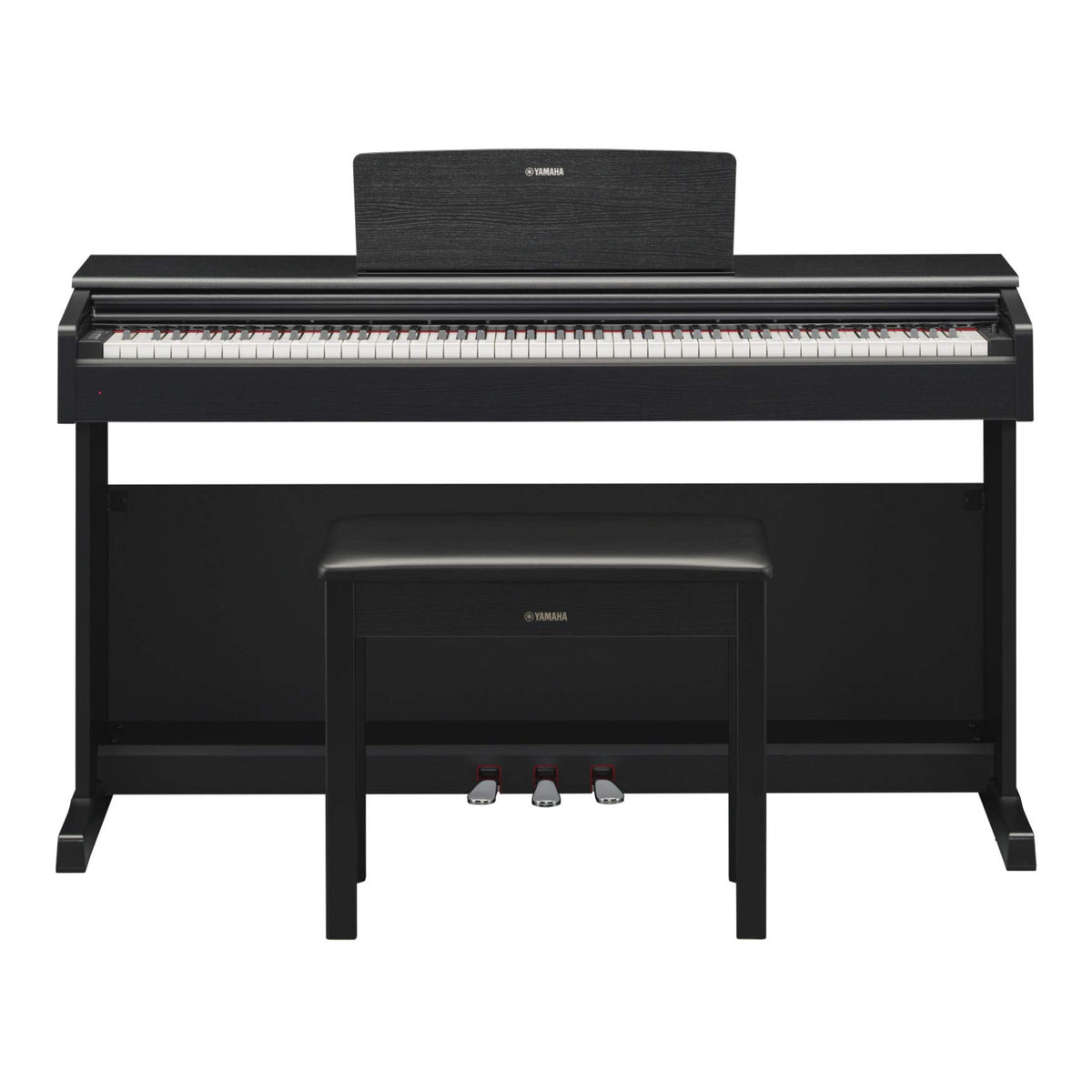 Black Digital Console Piano with Bench O70019