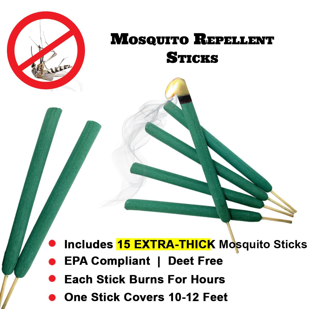 Mosquito Repellent Sticks 3 Pack Q4859
