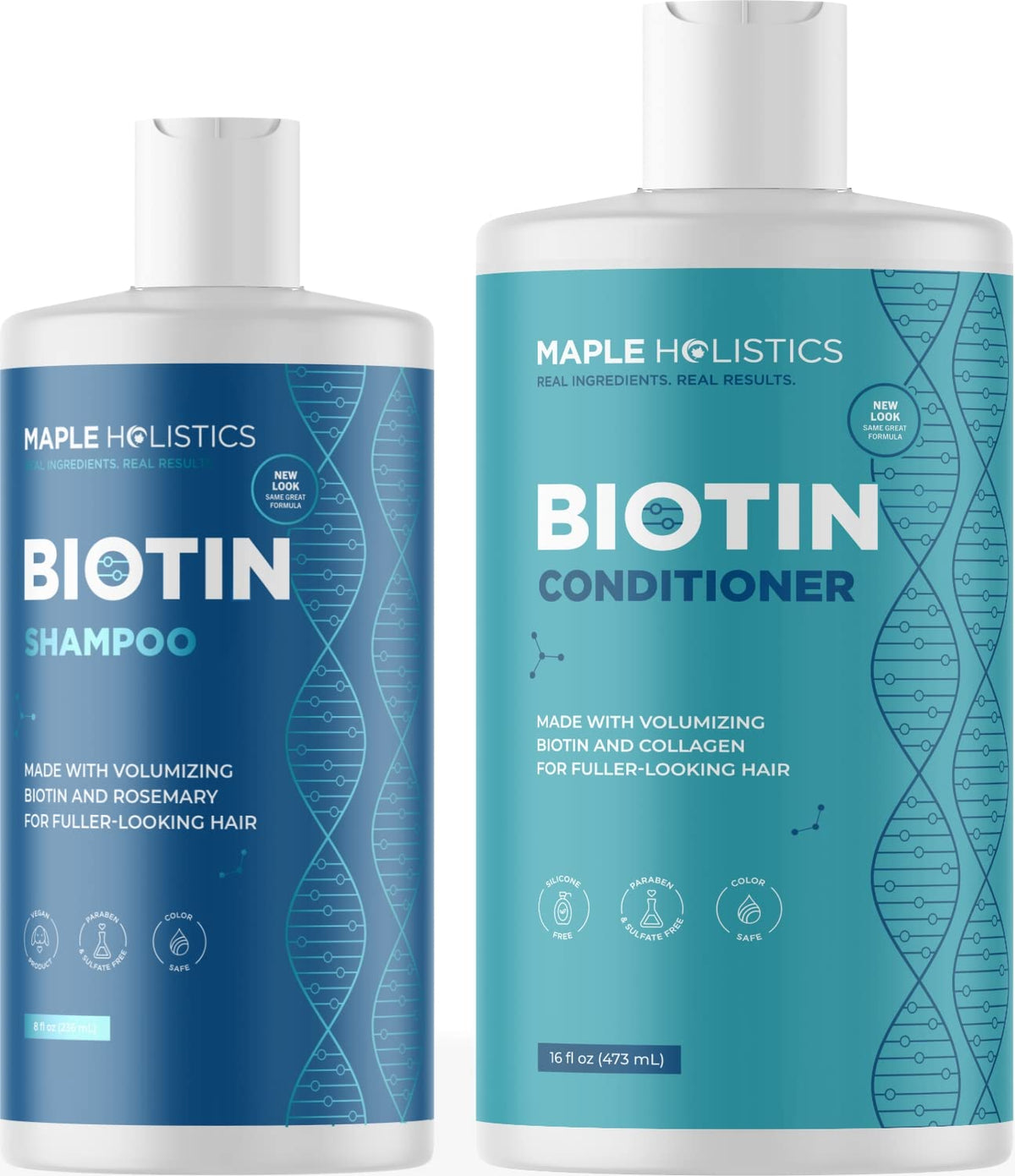 Biotin Shampoo and Conditioner Set Sulfate Paraben Silicone Free A357847