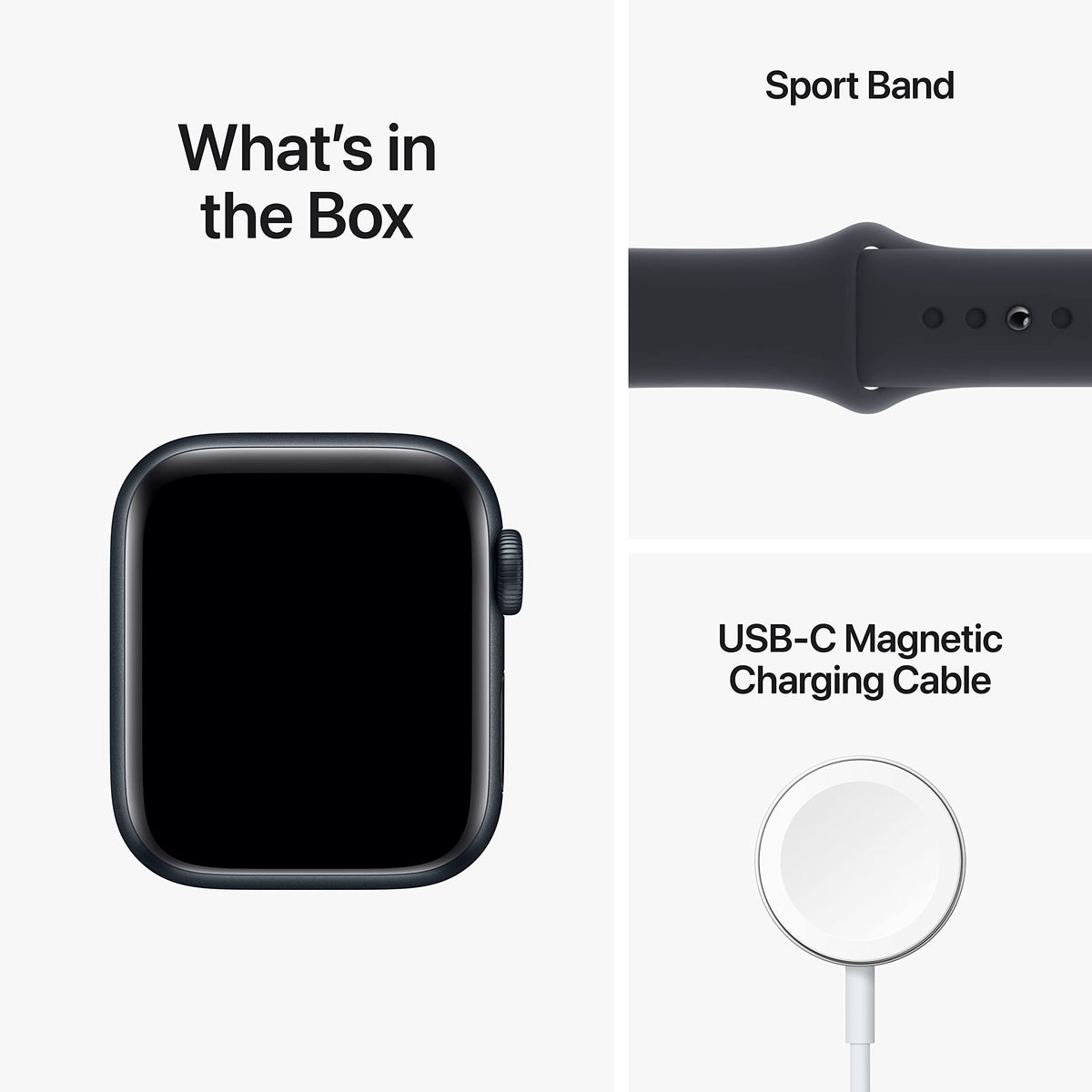 Midnight Aluminum Case with Midnight Sport Band Smartwatch U69174