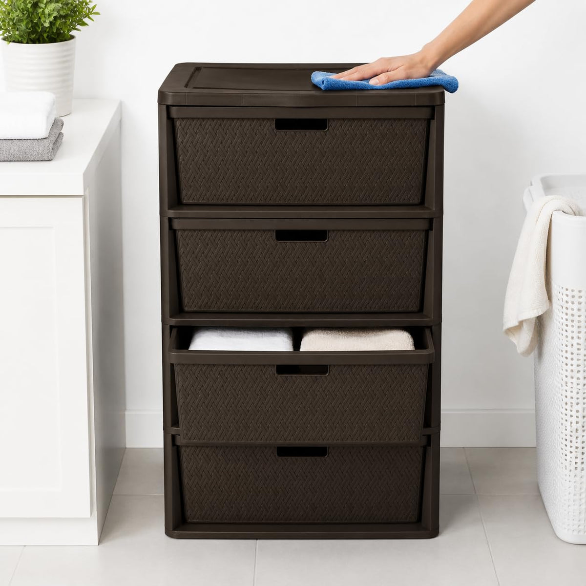 4 Drawer Plastic Storage Organizer R717127