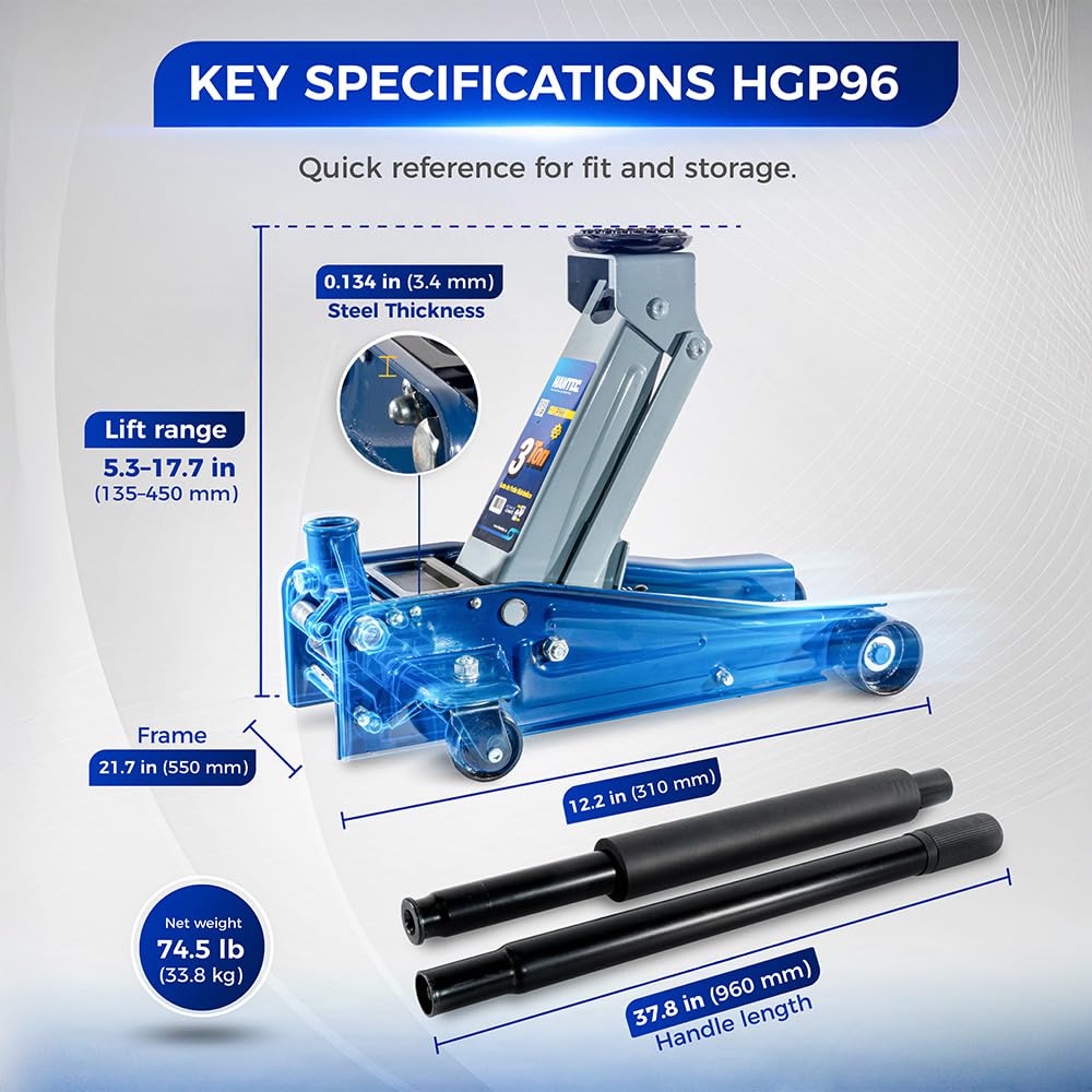 2-Ton Hydraulic Floor Jack C794