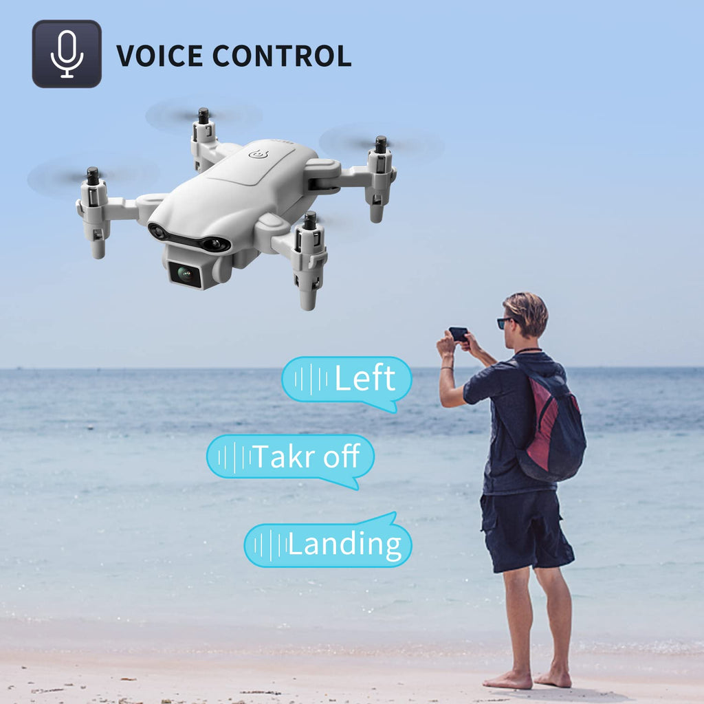 Mini Drone with 1080P HD Camera, 3 Batteries, Gray X21438