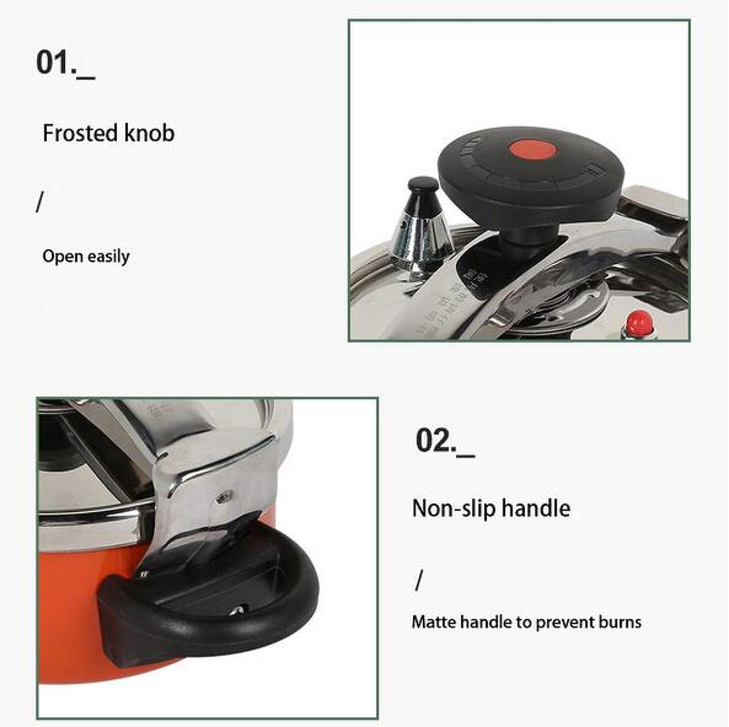 Camping Pressure Cooker Aluminum Alloy 2L U33242
