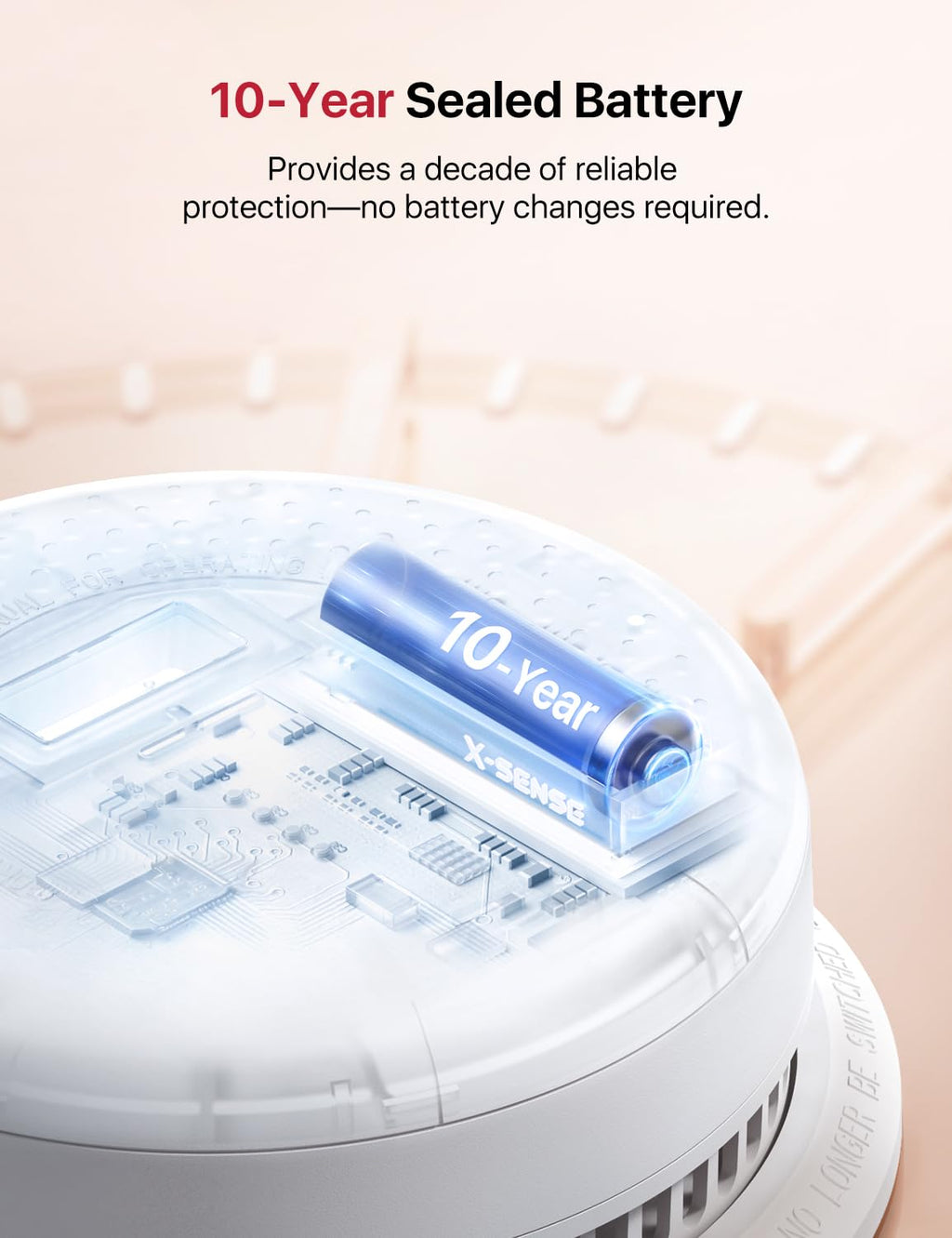 Wireless Interconnected Smoke and Carbon Monoxide Alarm 1-Pack and 3-Pack K606