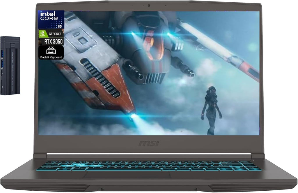 15.6" FHD Intel Core i5 Gaming Laptop RTX 3050 16GB RAM 1TB SSD Gray W2233