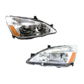 Headlight Set Left Right Clear Lens P834