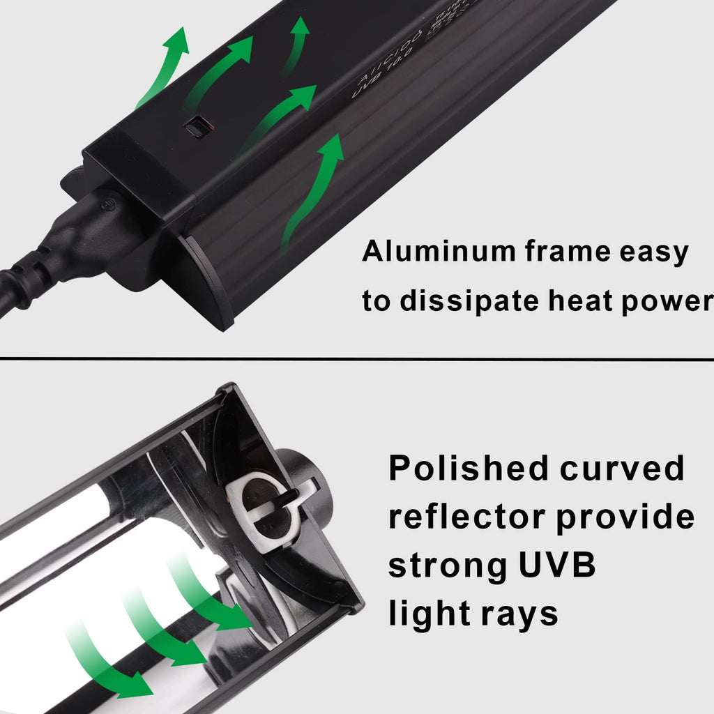 T5 UVB Lighting Combo Kit 22Inch 24W L6197
