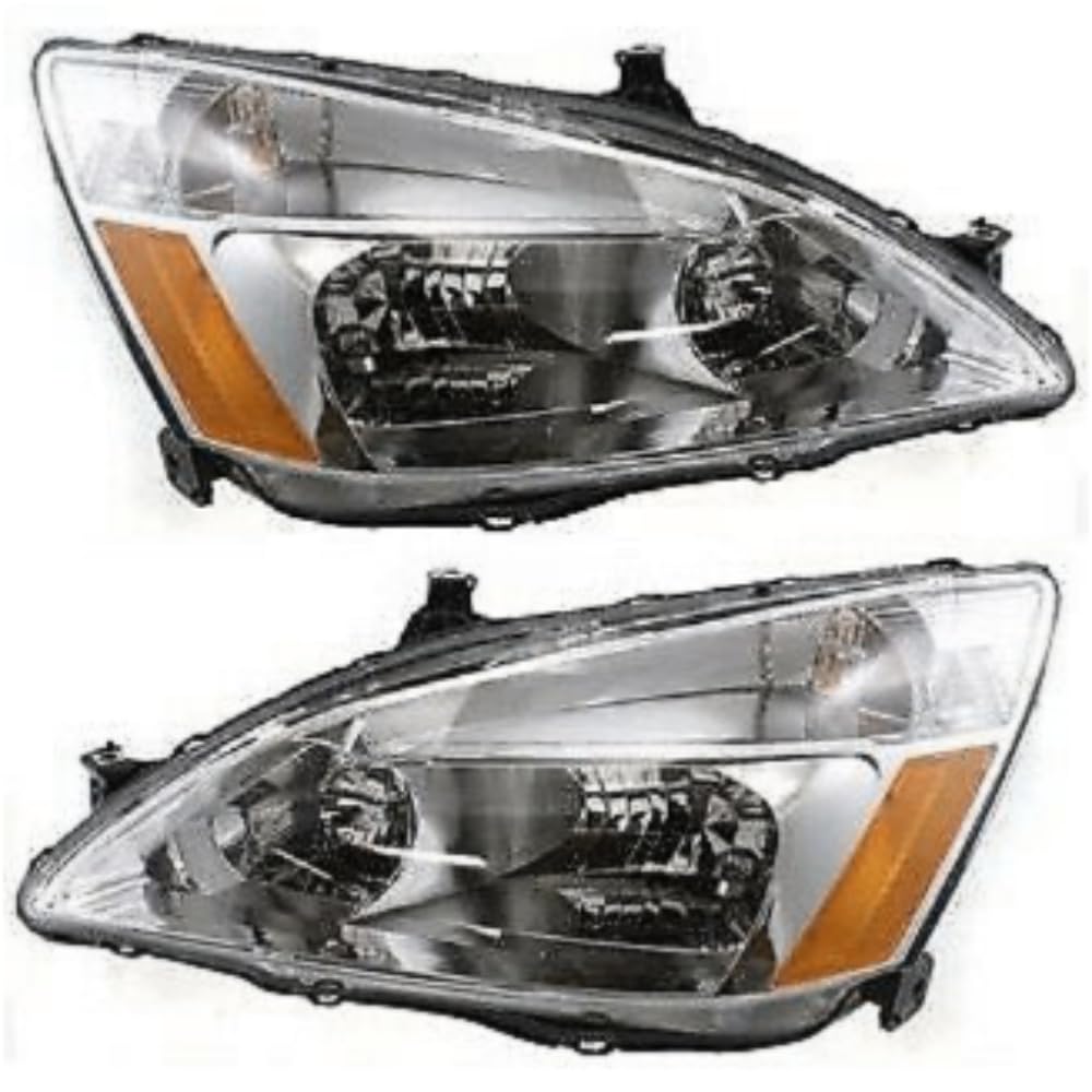 Headlight Set Left Right Clear Lens P834