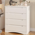 White 4 Drawer Dresser E6828
