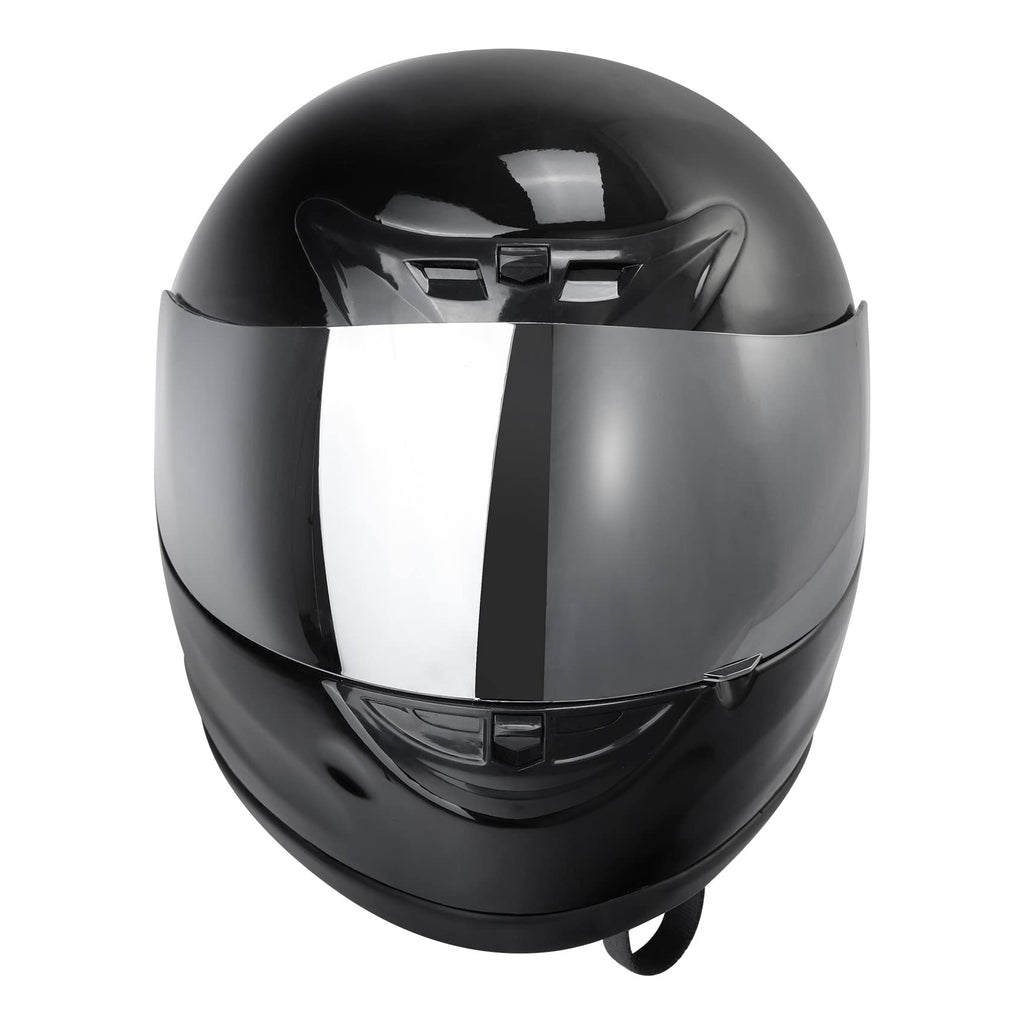Gloss Black Full Face Motorcycle Helmet X75029