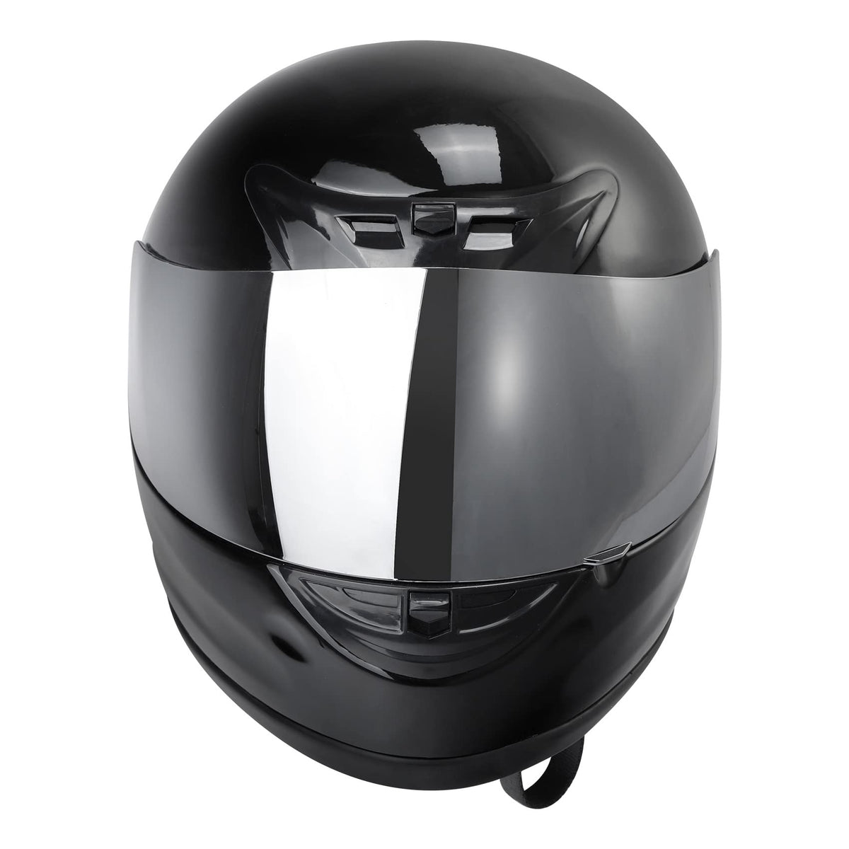 Gloss Black Full Face Motorcycle Helmet X75029