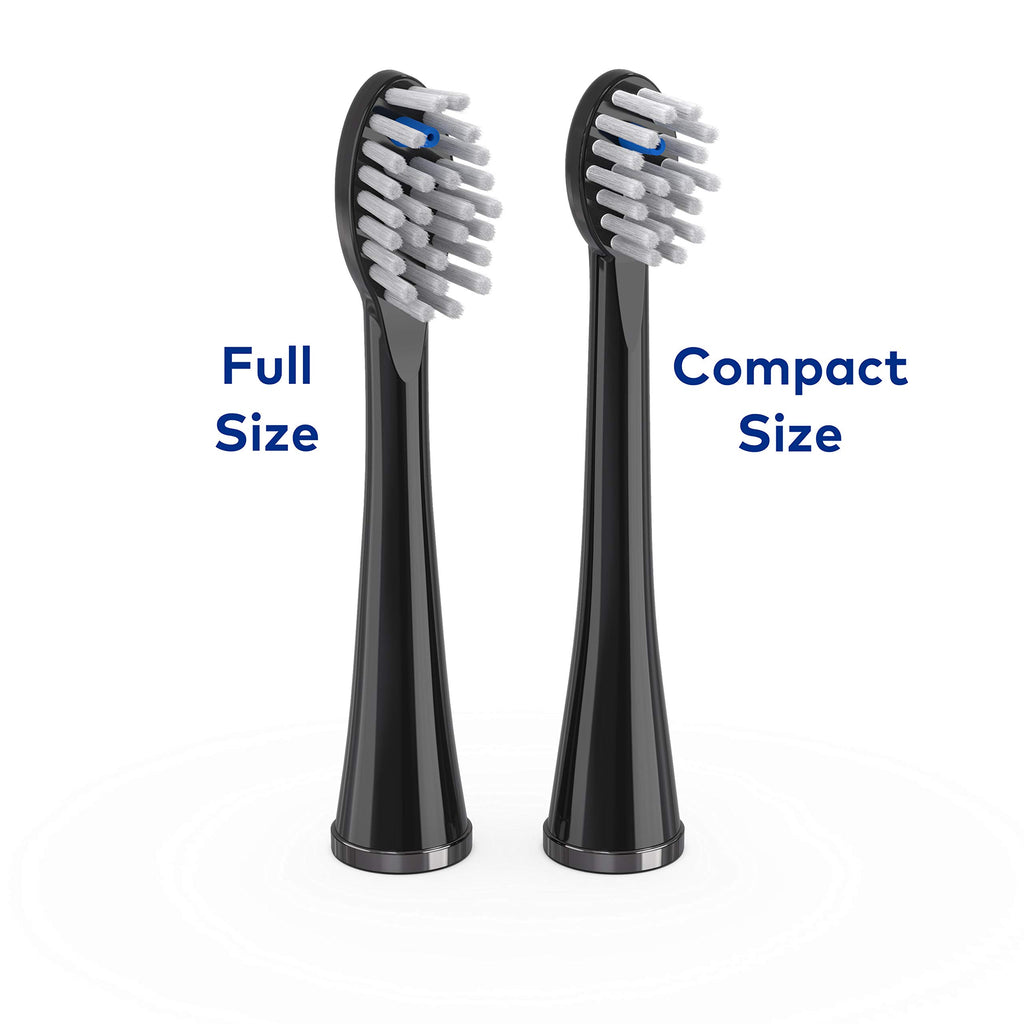 Black Replacement Brush Heads, 2 Count E8524