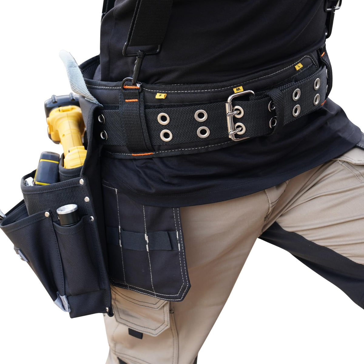 Heavy Duty Polyester Padded Tool Belt, Black T46958