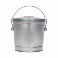 Galvanized Steel 6 Gallon Storage Can with Locking Lid B19058