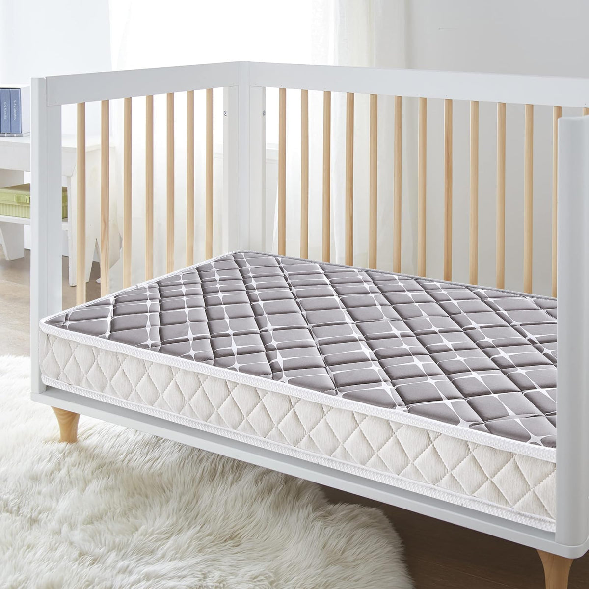 Hypoallergenic Baby Crib and Toddler Mattress 52" x 27.6" x 5" X2827