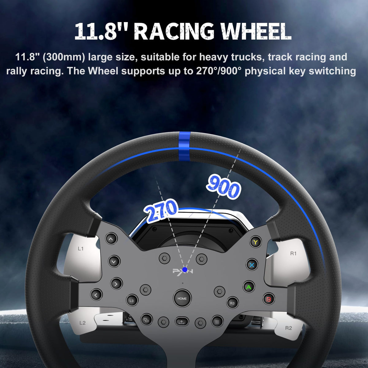 Force Feedback Gaming Steering Wheel M1696
