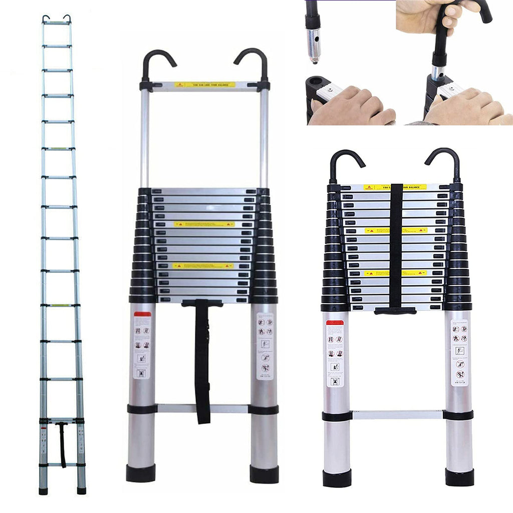 Telescoping Extension Ladder 20.34FT 330 Pound Capacity A401152