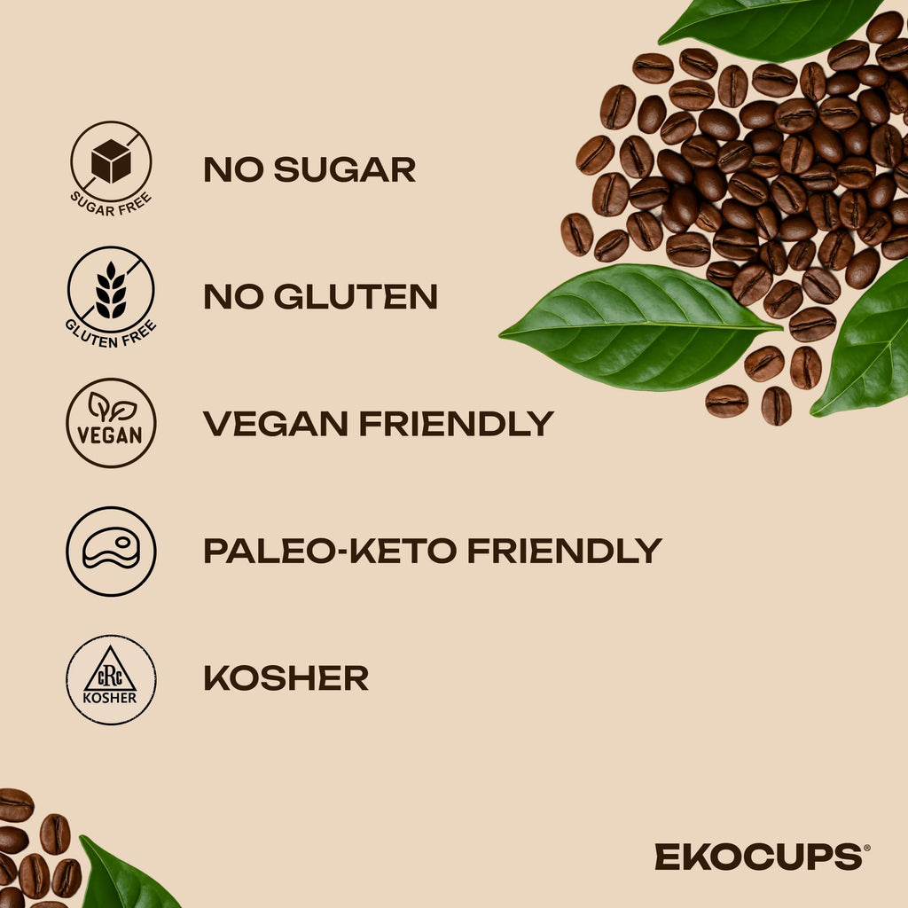 Organic Dark Roast Coffee Pods, 40 Recyclable Capsules R75065