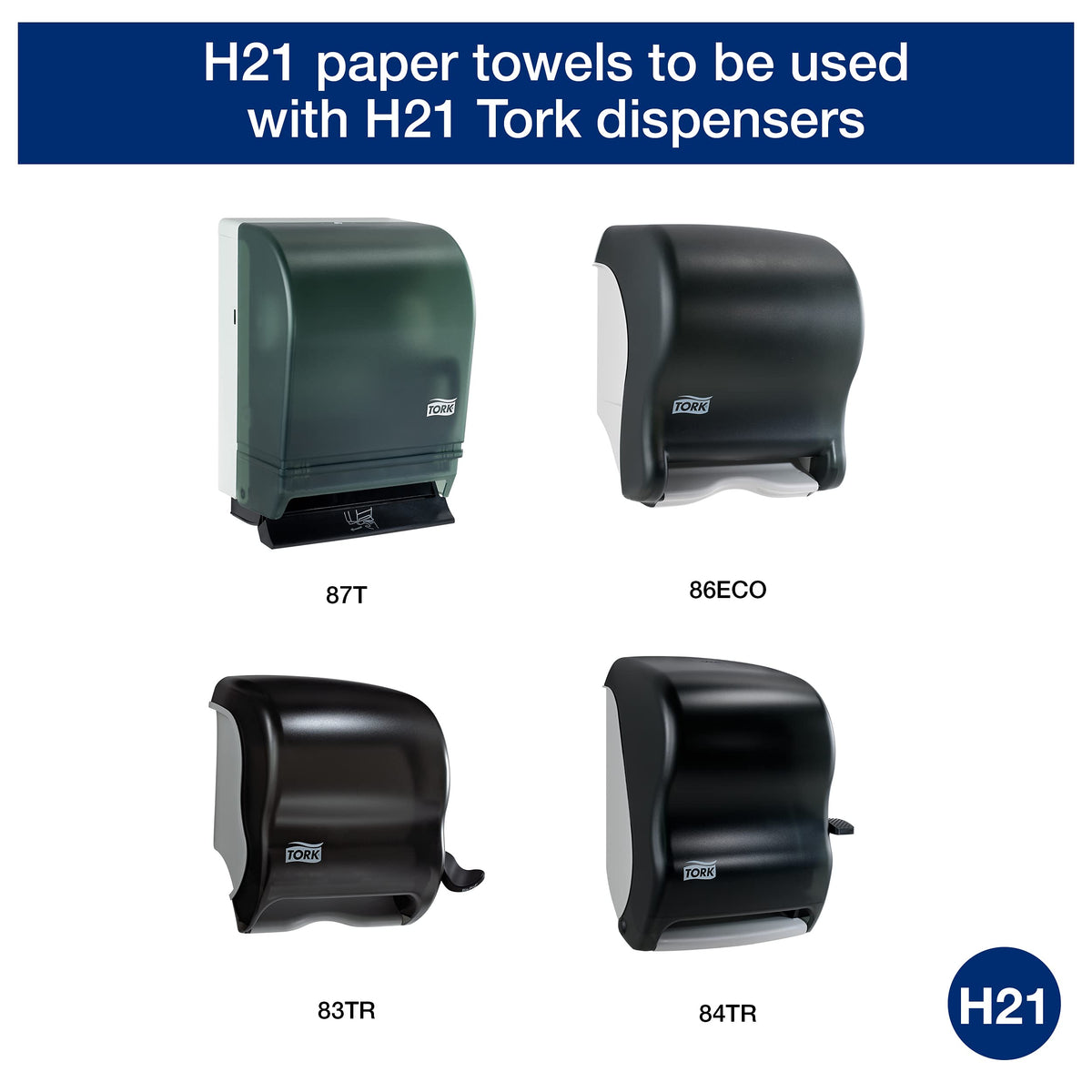 Natural Paper Hand Towel Roll, 6 Rolls x 800 Ft B156140