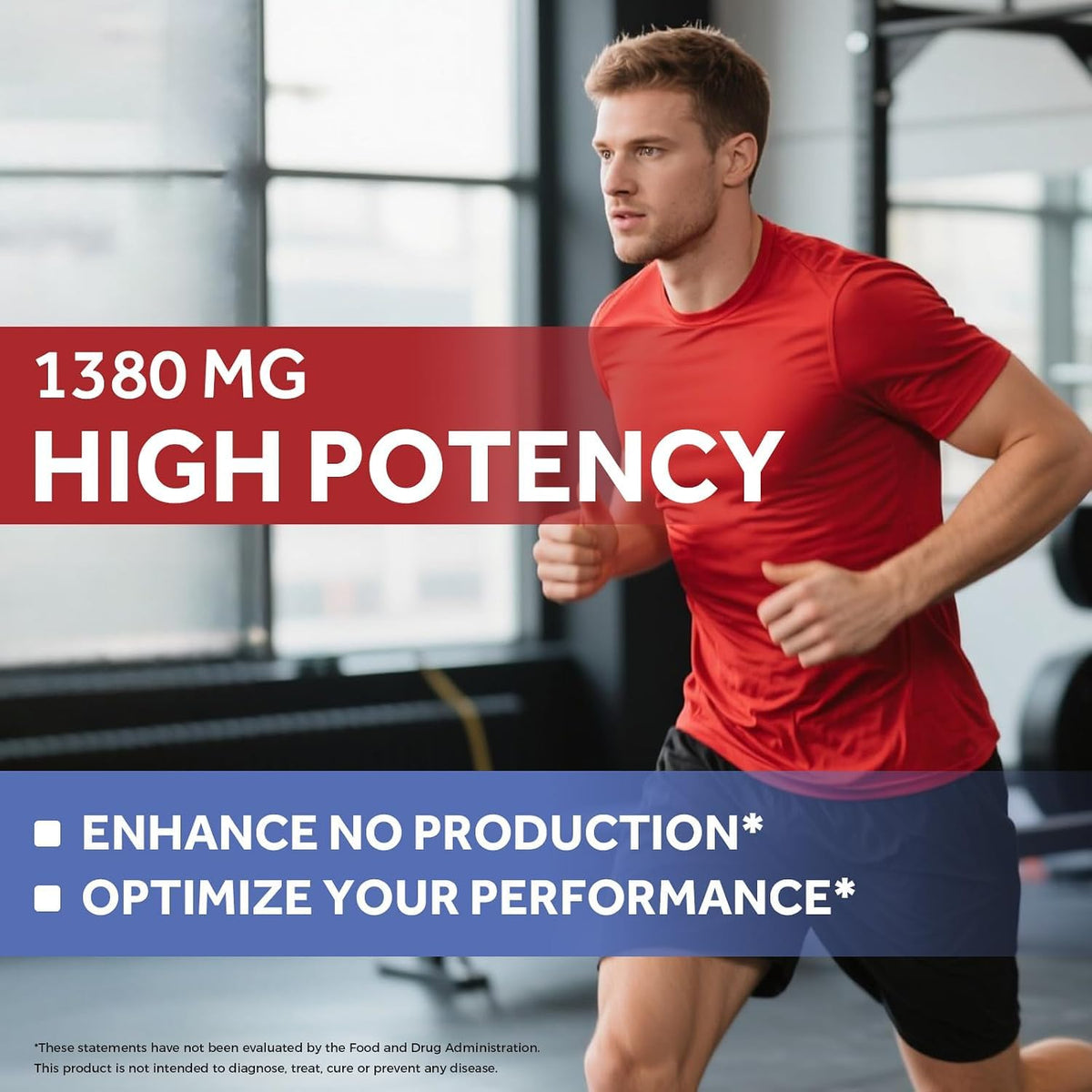 Nitric Oxide Booster 1380 mg 60 Vegan Caps E4992