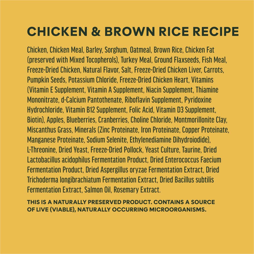 Chicken & Brown Rice Dry Dog Food 20 lb L9838
