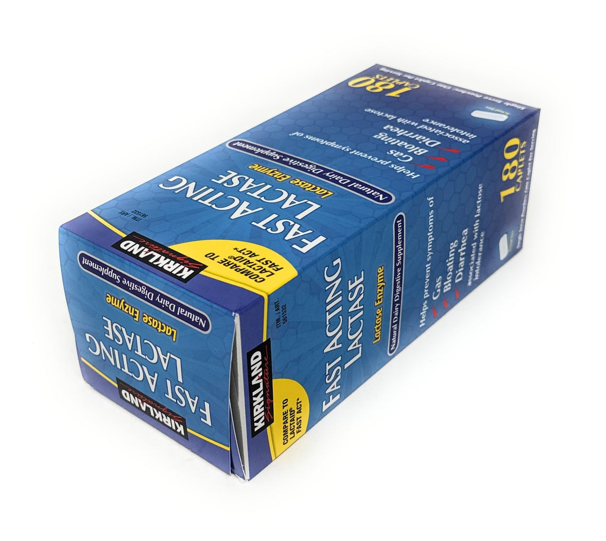 Fast Acting Lactase 180 Caplets H652