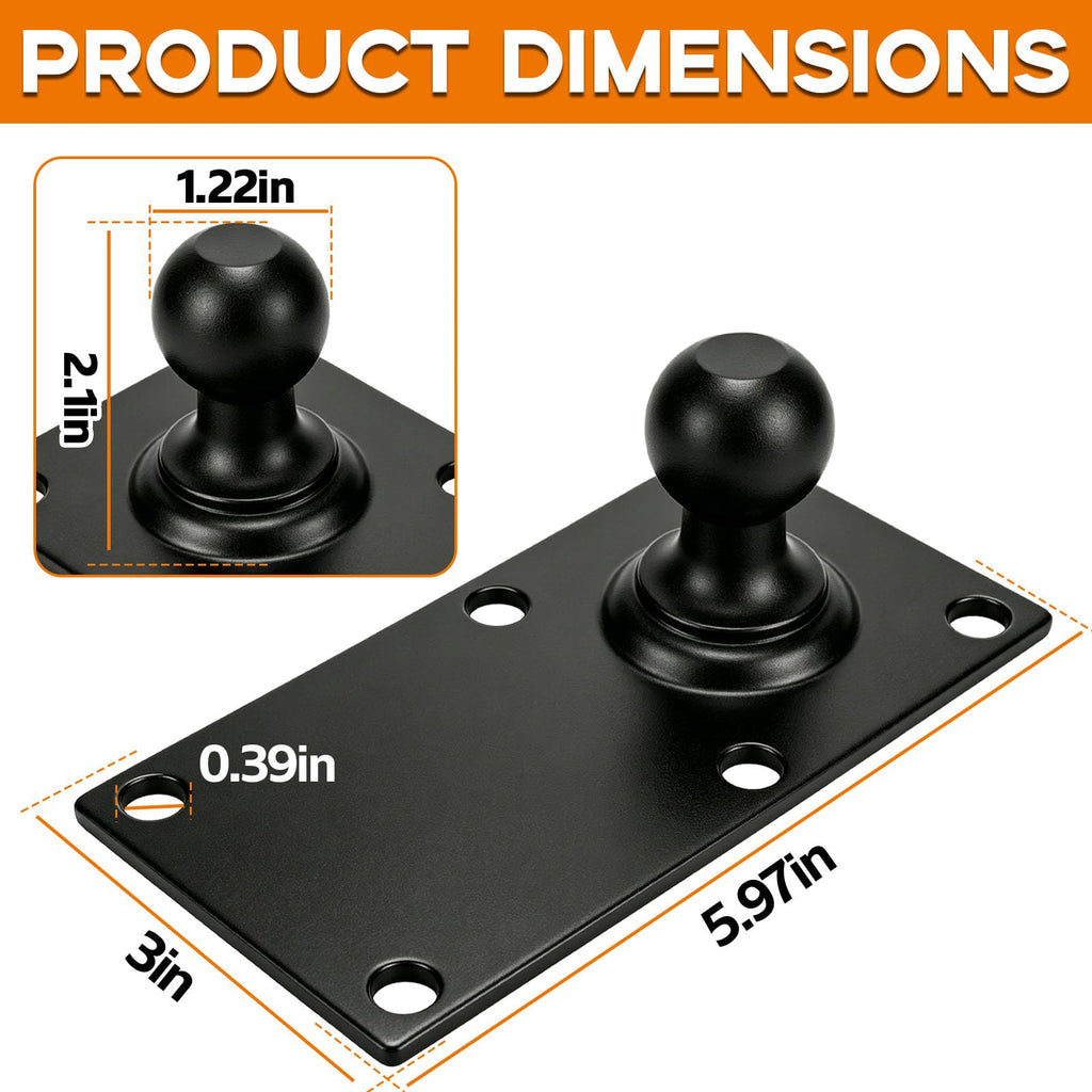 Trailer Sway Control Ball Plate J2353