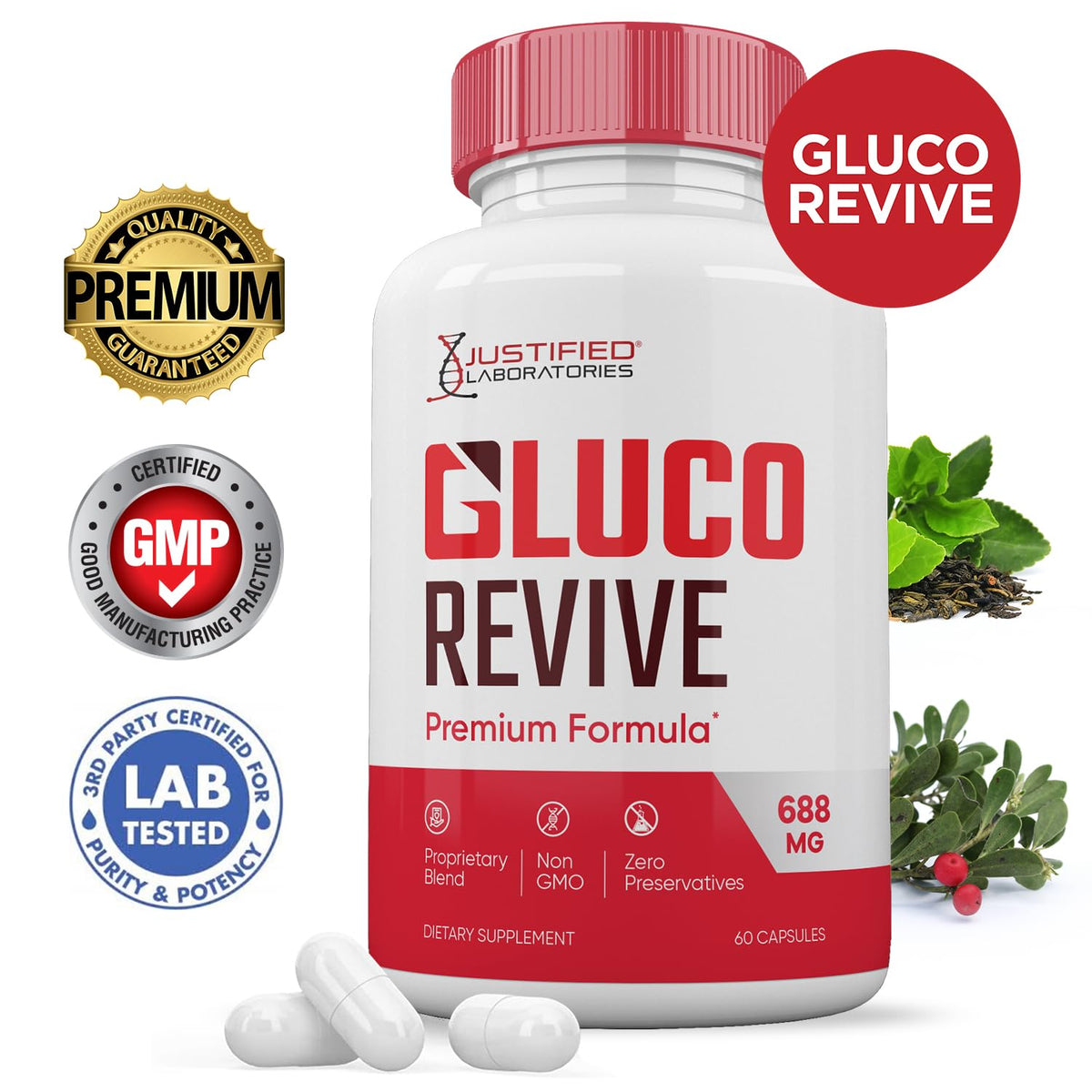 60 Capsules 688MG Hawthorne Hibiscus Garlic Juniper Olive Forskolin Green Tea Extract E7805