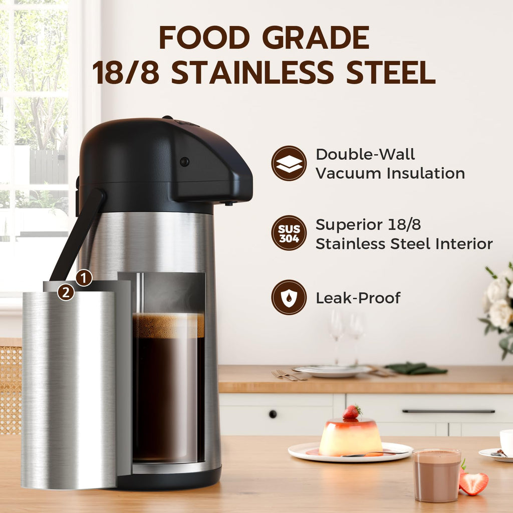 3L Pump Coffee Dispenser Y786